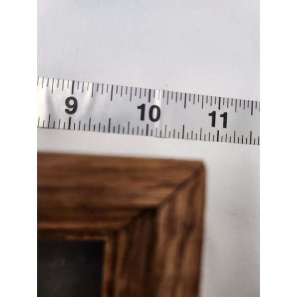 Vintage Embossed 3D Winter Scene Calendar January 1932 Wood Framed 11" x 20" - Picture 8 of 9